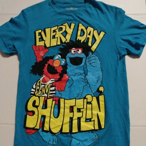Sesame Street Cookie Monster & Elmo T Shirt - Picture 1 of 3